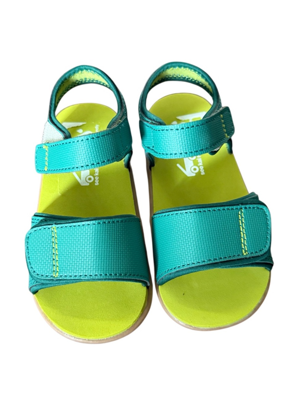 See Kai Run Logan Water Sandals in Jungle Green Color-Size 8 NWOT